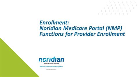 Note: The information obtained from this website application, <b>Noridian</b> Medicare <b>Portal</b>, is as current as possible. . Noridian provider portal